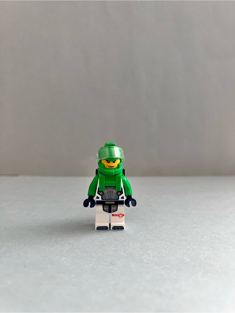 LEGO City Astronaut Green and White Minifigure